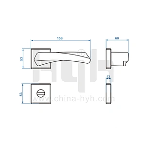 Cheap Price Chinese Manufacturer Modern Heavy Duty Door Handle Lock